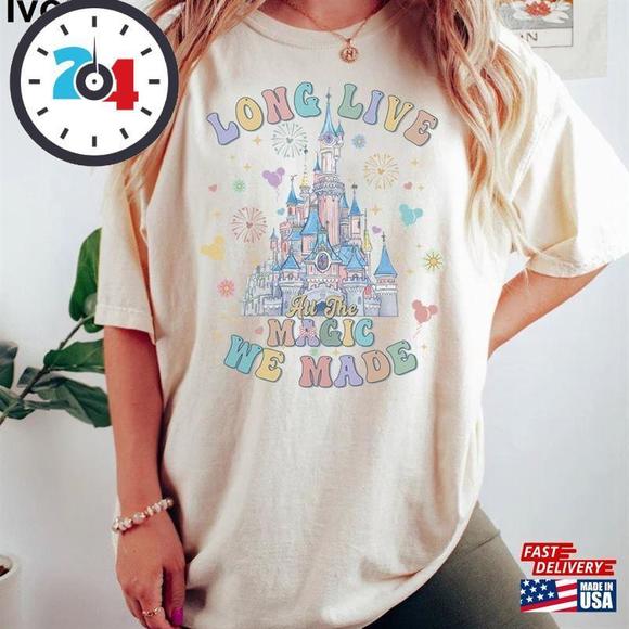 Tops - Retro Long Live All The Magic We Made Comfort Colors Shirt
